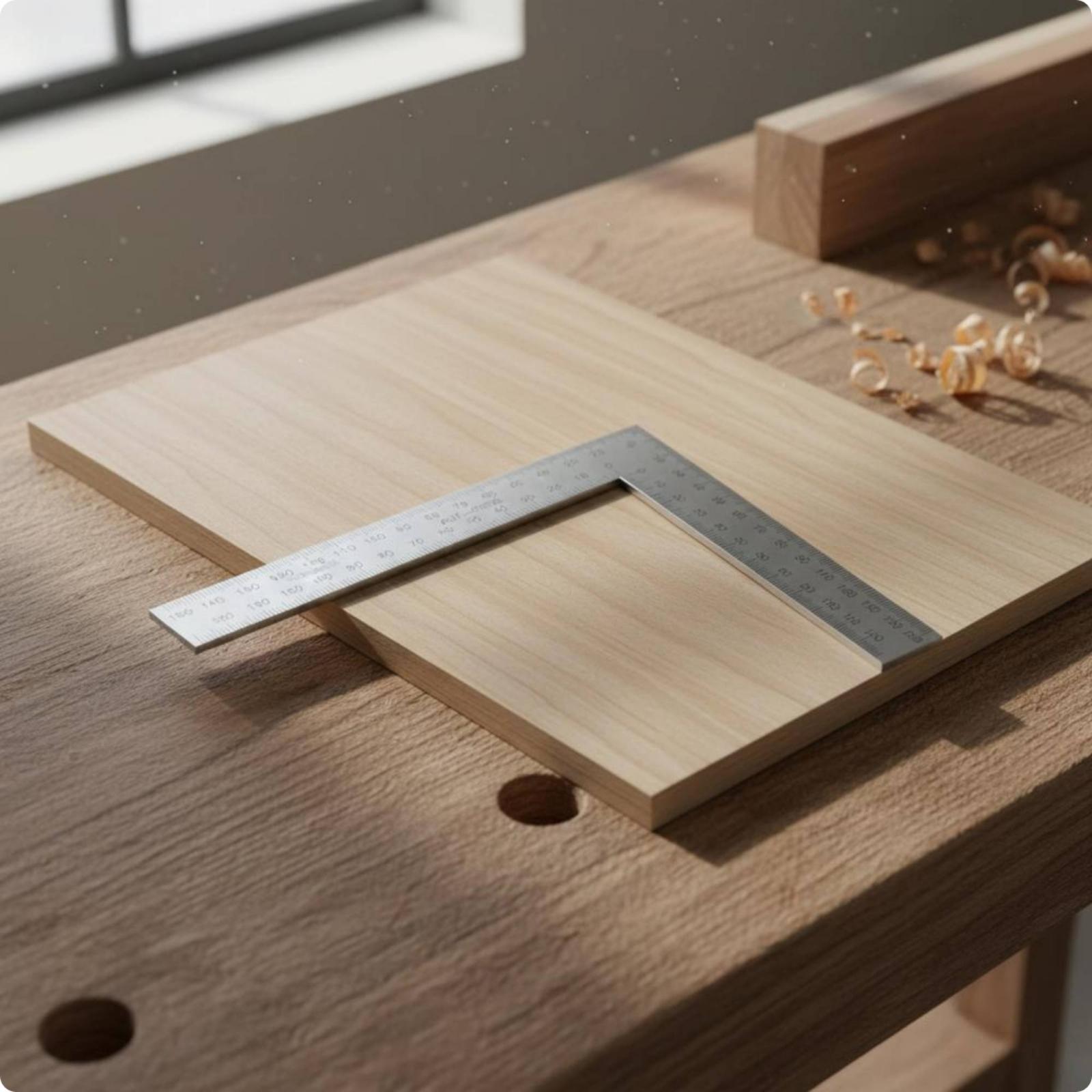 Workshop Layout Tools - Angle Measuring Ruler Stainless Steel Carpenter