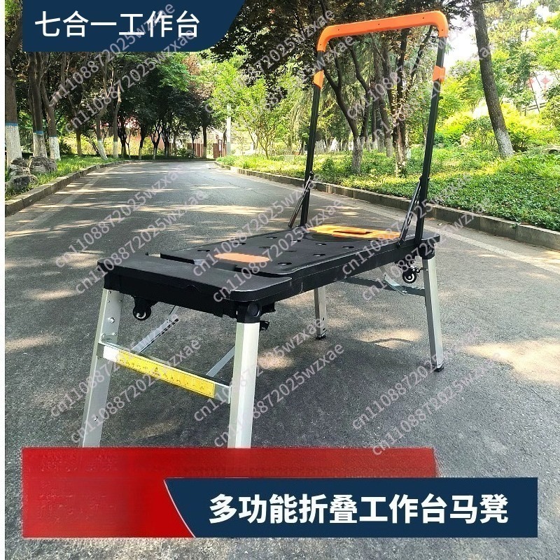 Workbench Portable Fold - 7 In 1 Portable Workbench, Multifunctional