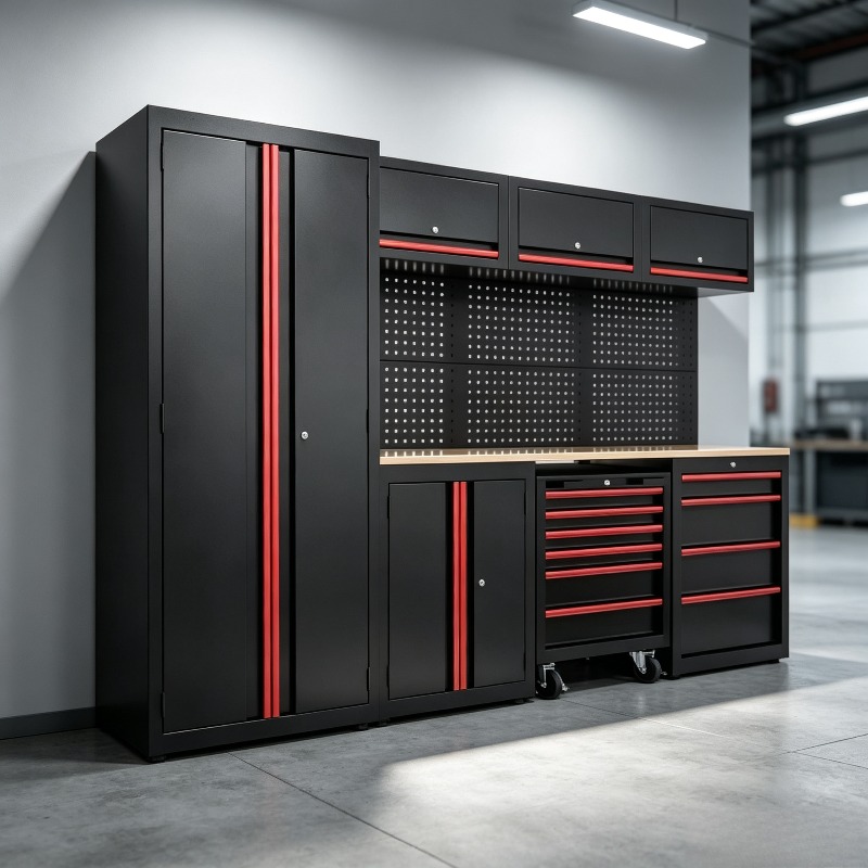 Workshop Tools Box - Customizable Workshop Workstation Tool Cabinet Group