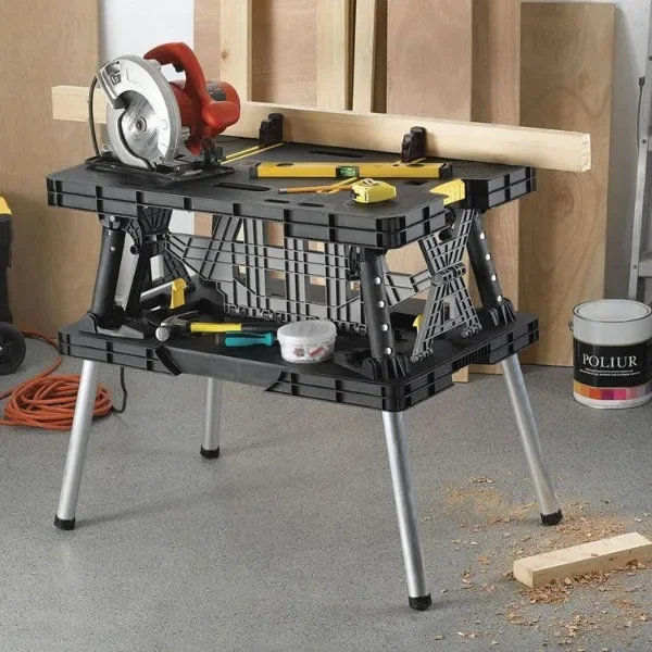 Workbench Portable Fold - Portable Folding Work Table Tool Storage