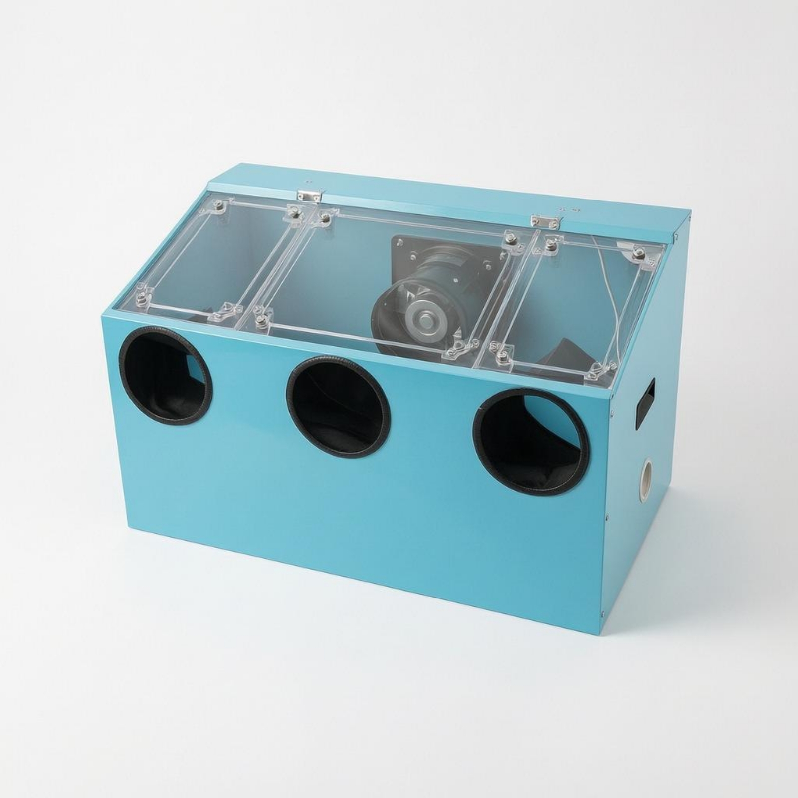 Workshop Tools Box - Fully Enclosed Dust Box Transparent Acrylic