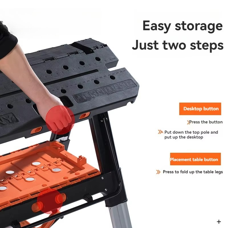 Portable Folding Work Table wi - Workbench Portable Fold recension och pris