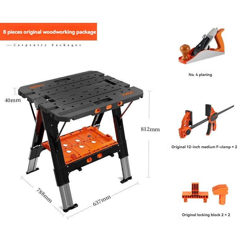 Portable Folding Work Table wi - Workbench Portable Fold recension och pris