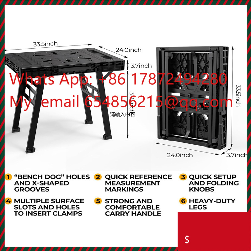 Easy Setup Portable Folding Sa - Workbench Portable Fold recension och pris