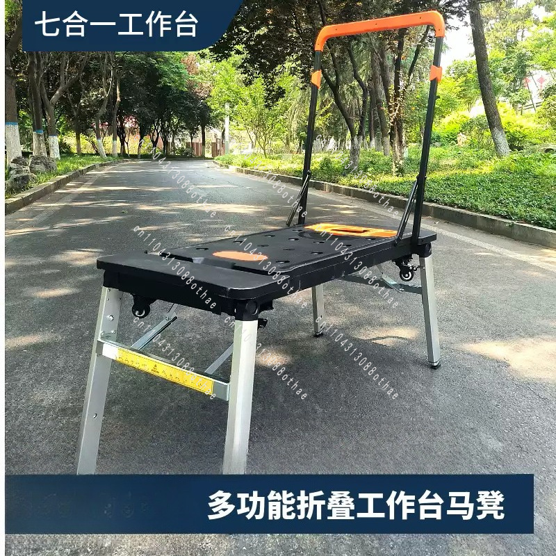 DIY Woodworking Table Portable - Workbench Portable Fold recension och pris