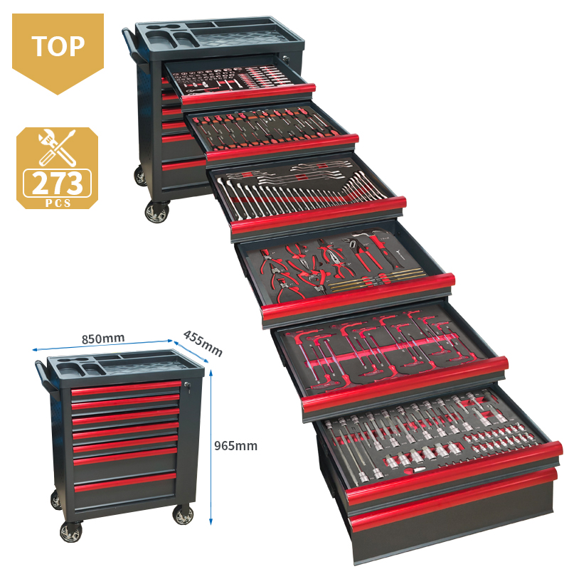 7 Drawer Tool Trolley With 273 - Tools In Mechanic Workshop recension och pris
