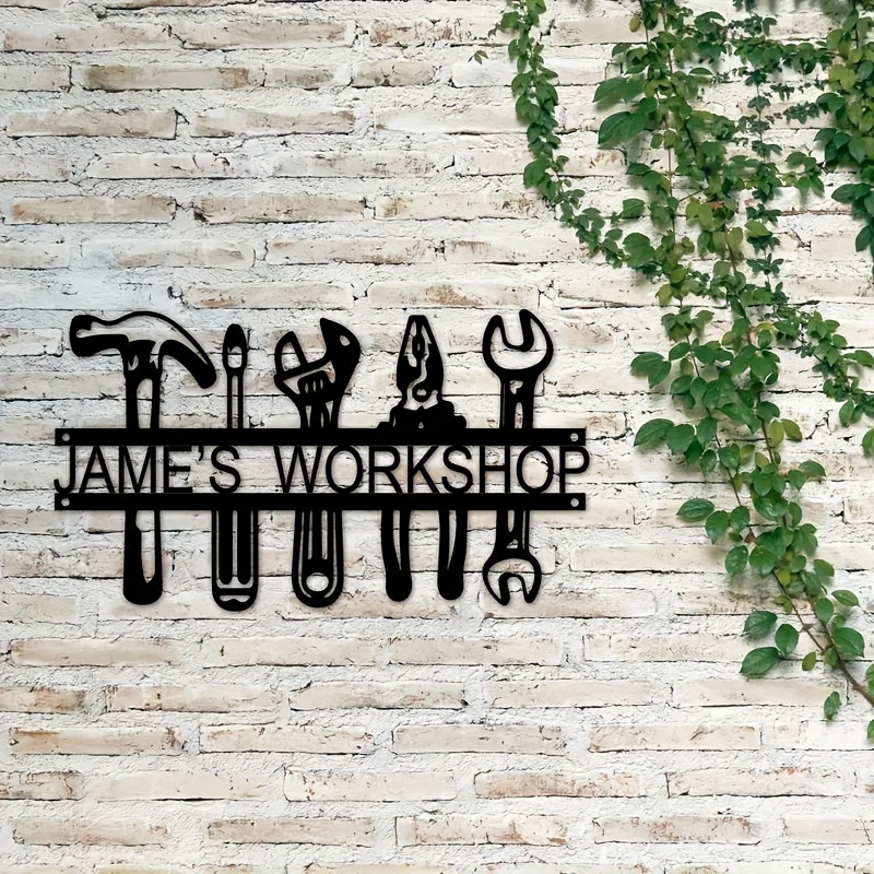 Customized Name Industrial Sty - Workshop Tools And Names recension och pris