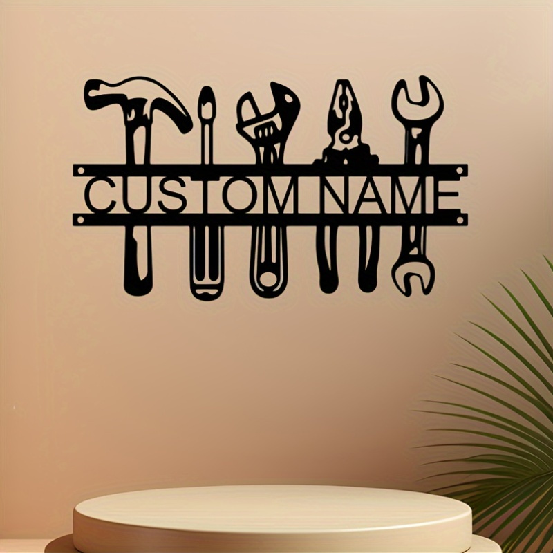 Customized Name Industrial Sty - Workshop Tools And Names recension och pris