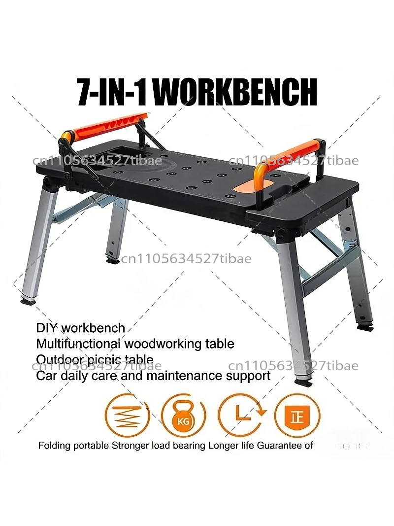 7-in-1 Portable Folding Workbe - Workbench Portable Fold recension och pris