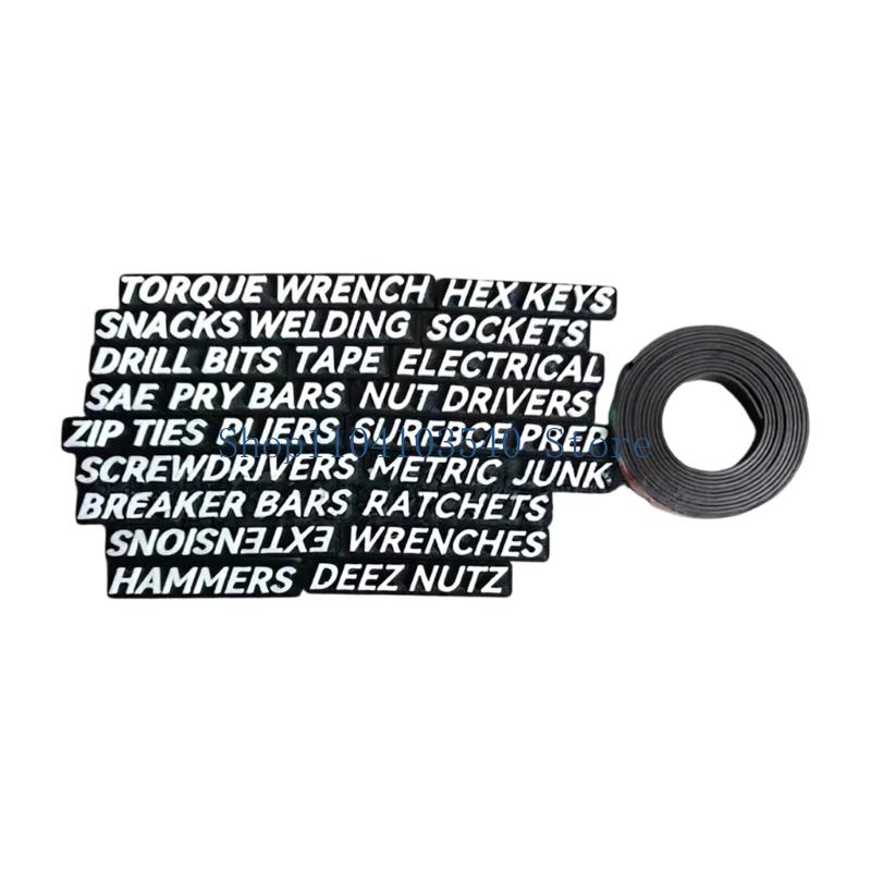 02DC Workshop Drawer Labels Ra - Workshop Tools And Names recension och pris