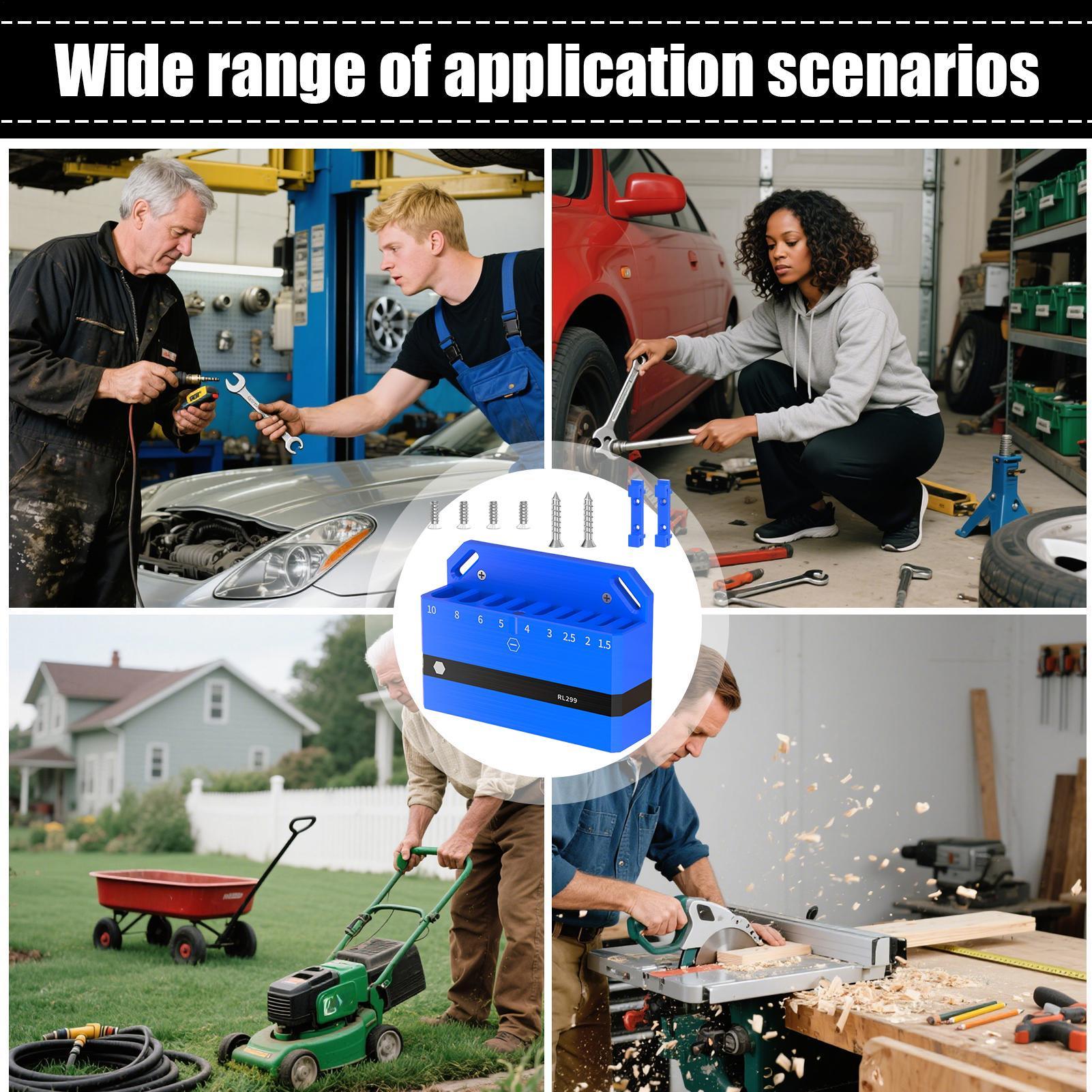 Wrench Organizer Tool Storage  - Workshop Tools Display recension och pris