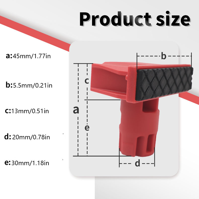4Pcs Plastics Bench Dogs, 20mm - Workshop Tools Box recension och pris