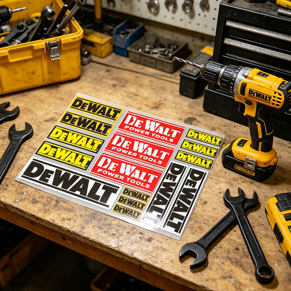 DeWalt Logo Vinyl Reflective S - Workshop Tools Logo recension och pris