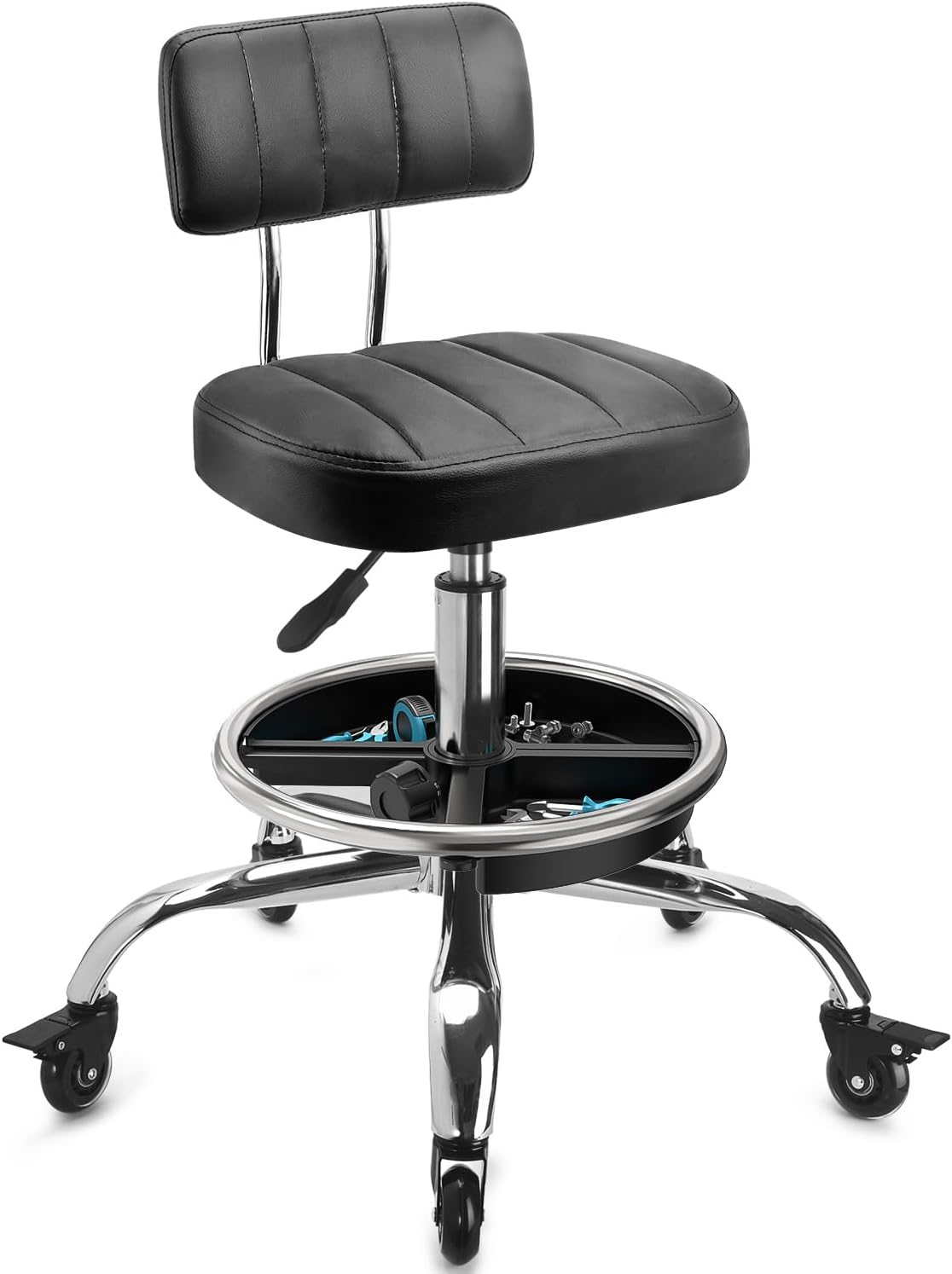 Garage Mechanic Stool With Bac - Tools In Mechanic Workshop recension och pris