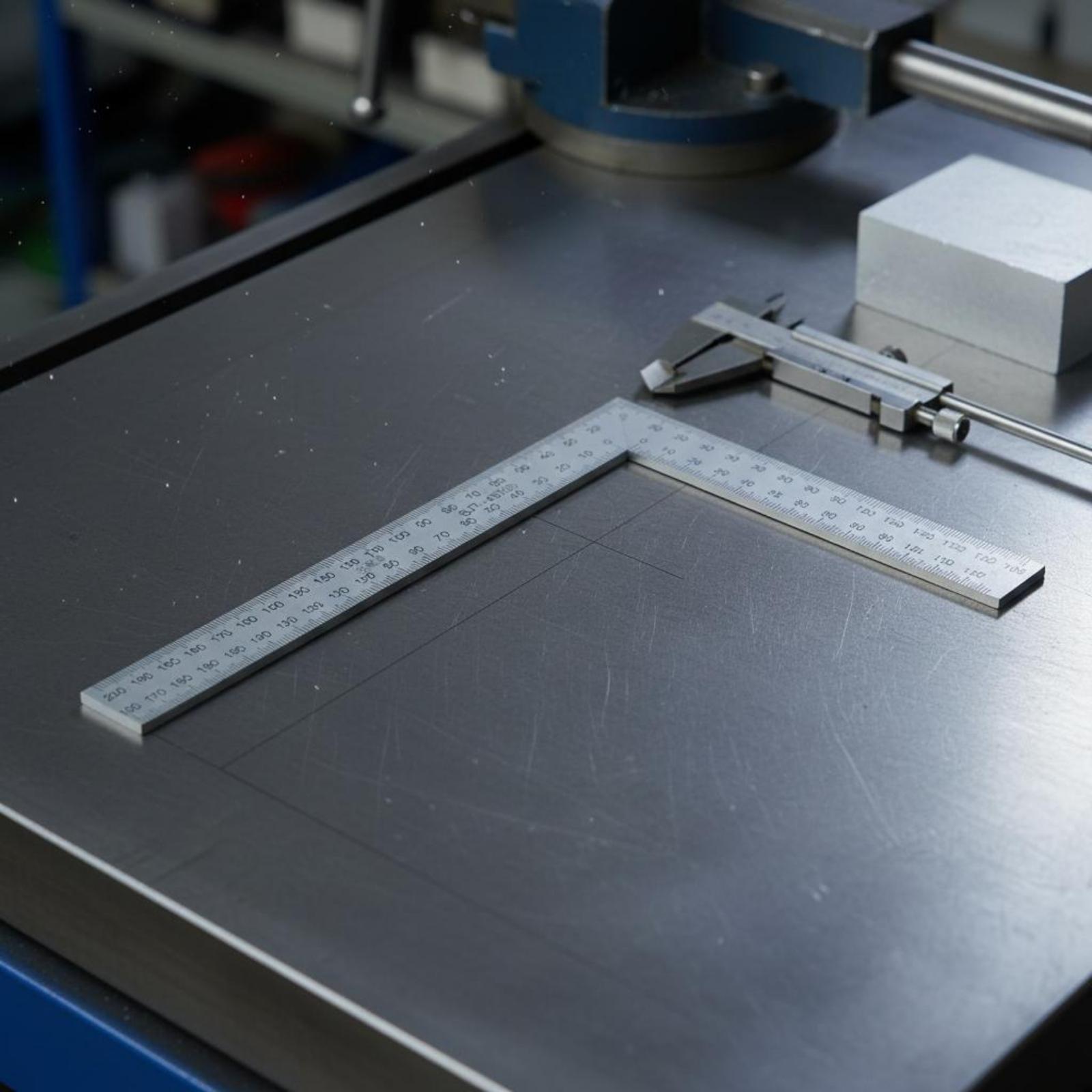 Angle Measuring Ruler Stainles - Workshop Layout Tools recension och pris