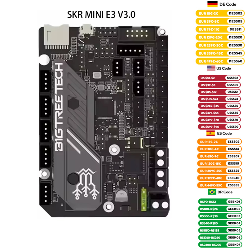 BIGTREETECH SKR MINI E3 V3.0 3 - Creality Printer K1 recension och pris