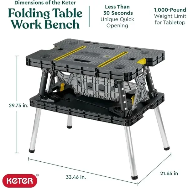 Portable Folding Work Table To - Workbench Portable Fold recension och pris