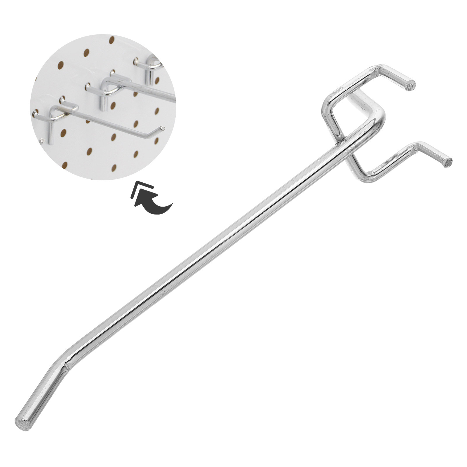 12Pcs Pegboard Hooks Heavy Dut - Workshop Tools Display recension och pris